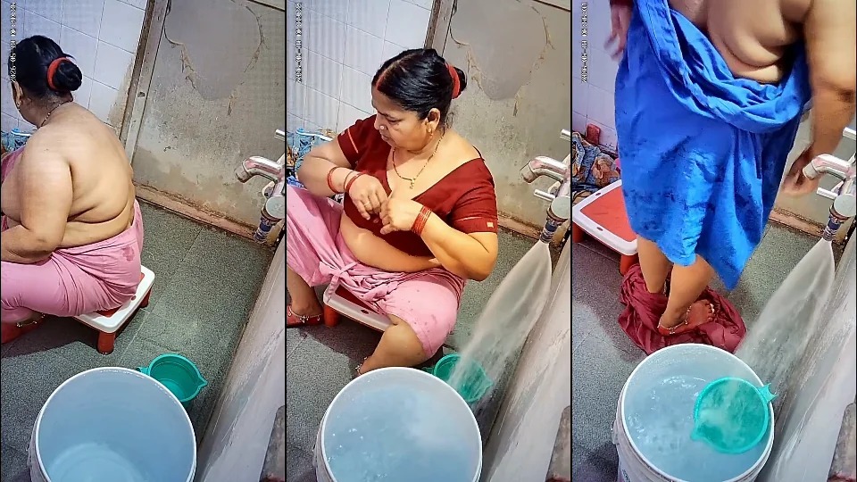 Sash Bhau Bathing Captured More Videos
