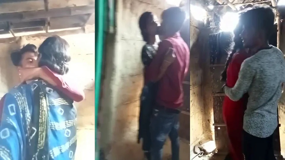 Village Lover Romance Kissing & Stand Fucking Infront Of Gf’s Friend Record