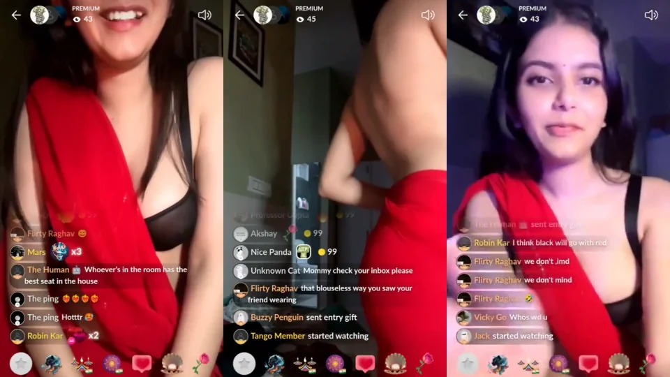 Gorgeous Hottie Sanaya Full Nude Boobs And Pussy Show On Tango Live ~ With Face