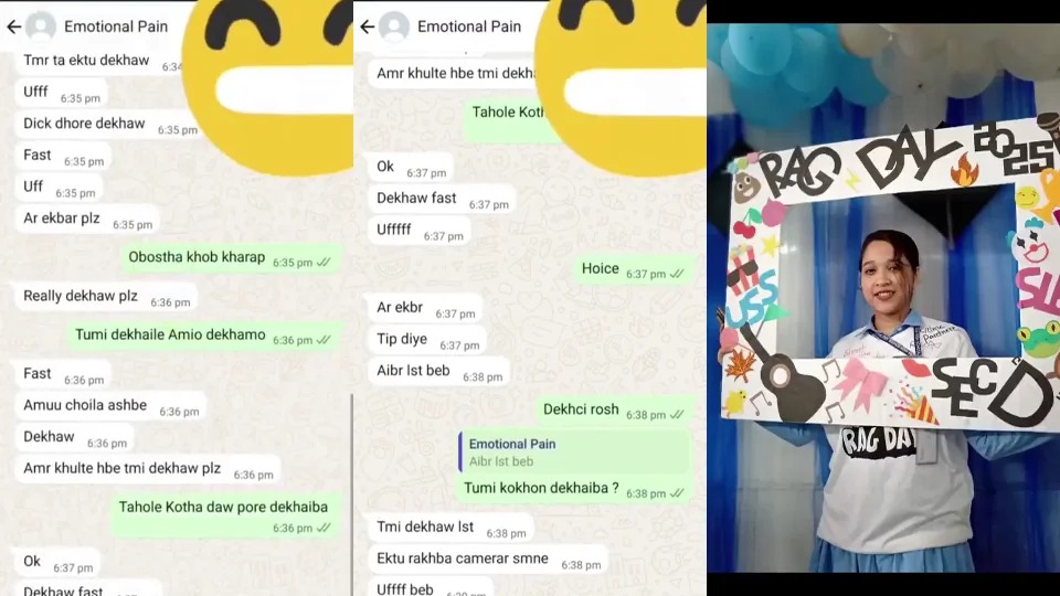 Cheater Chubby Uttara High School Video Call Full
