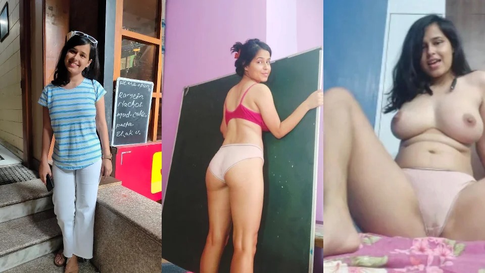 Beautiful Gf Sanjana Showing Hot Boobs Sexy Ass Fingering Pussy For Lover Part-4