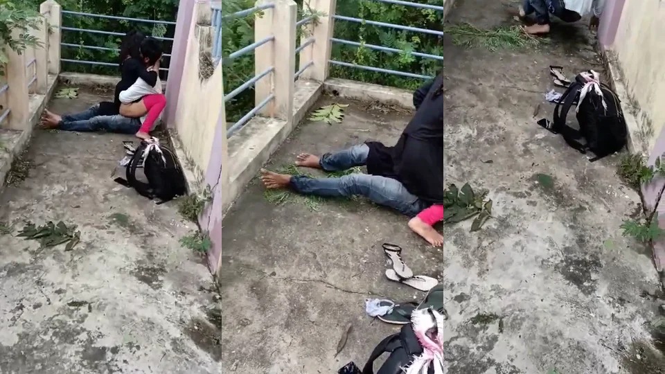 Younger Love Bird Caught While Fuck In Outhdoor