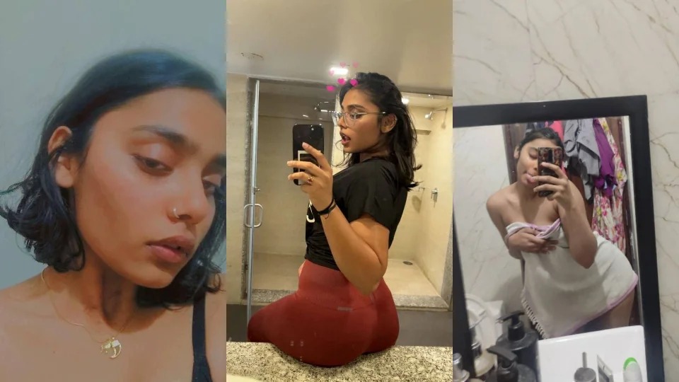 Sexy Indian Gf Teasing Showing Herself