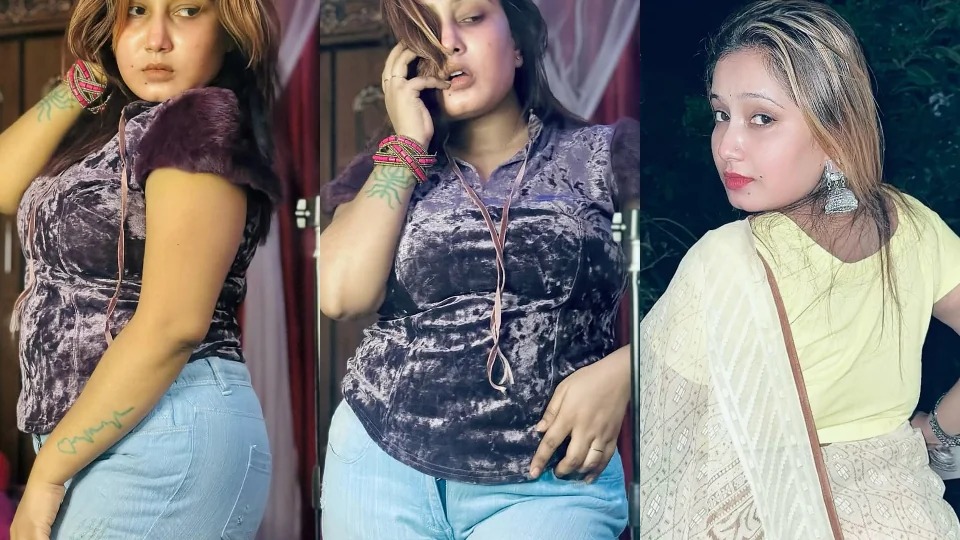 Bangladeshi Tiktoker Kafamoon Showing Big Juicy Boobs On Vc