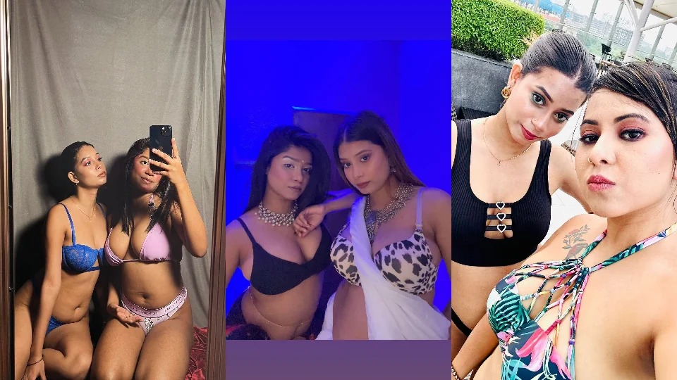 Abby Banerjee And Another Bengali Model Seducing Each Other Photoshoot Complete