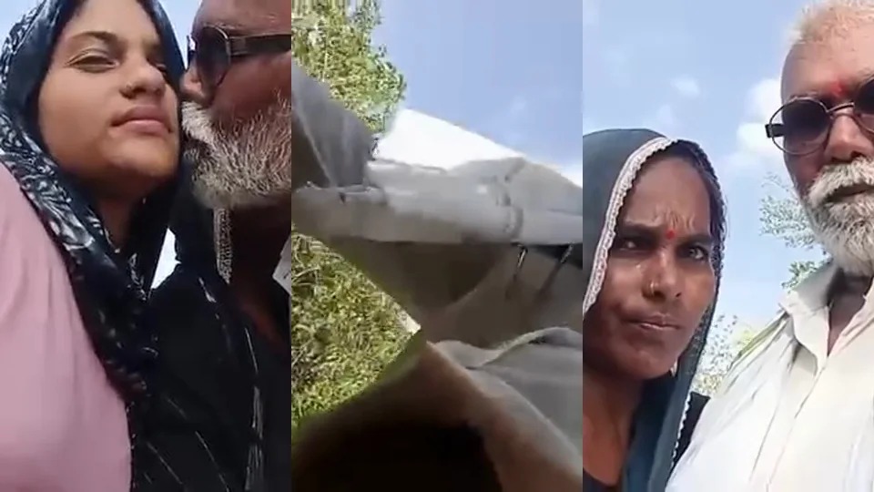 Bd Old Man Enjoying With 2 Aunty Outdoor Boobs Sucking & Fucking Part-2