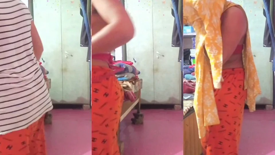 Beautiful Desi Girl Dress Changing