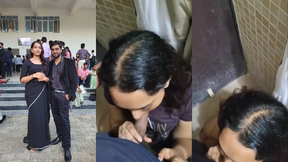 Sexy Indian Horny Gf Blowjob And Fucking In Washroom