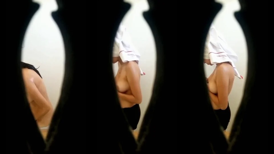 Beautiful Sister After Bath Naked Dress Changing On Bathroom Captured