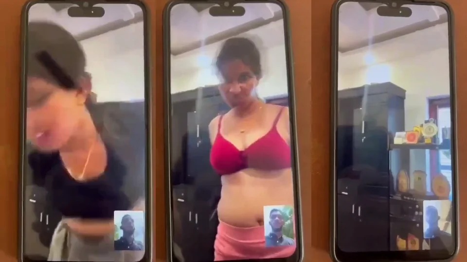 Cheater Mallu Wife Showing Lover On Vc