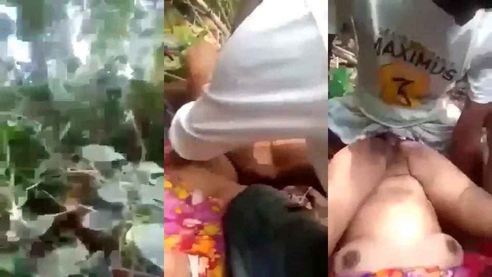 Local Boys With A Desi Whore Ducking In The Jungle