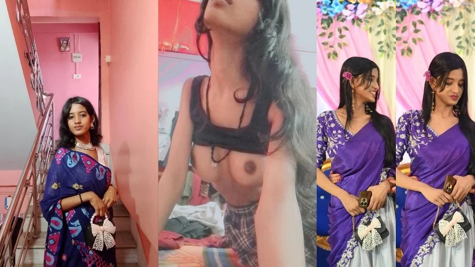 Sanya Young Assamese Horny Girl Teasing Perfect Boobs & Humping Bottle