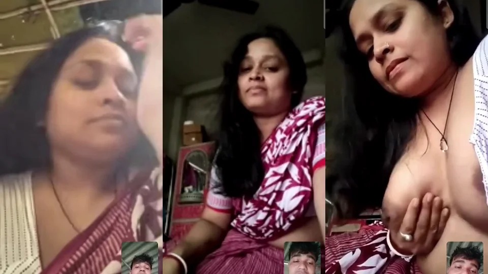 Bangladeshi Horny Bhabhi On Video Call Showing Her Boobs And Hairy Pussy For Some Satisfaction When Her Husband Working Outside The Country
