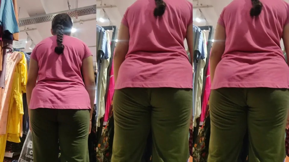 Indian Tharki Brother Secrectly Recird Her Sister Ass In Public
