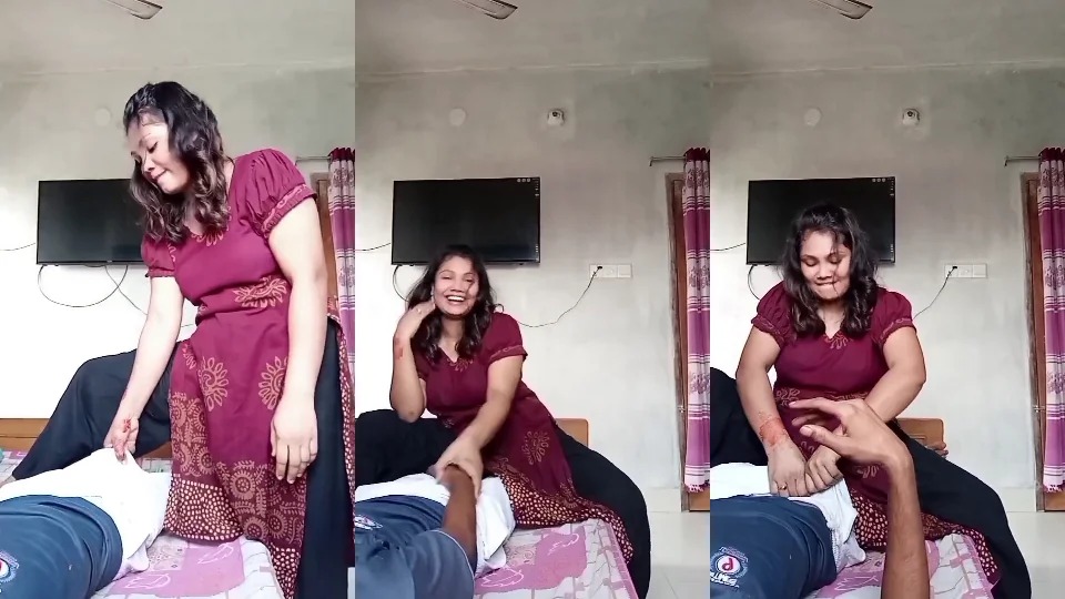 Indian Sexy Wife With Her Hubby