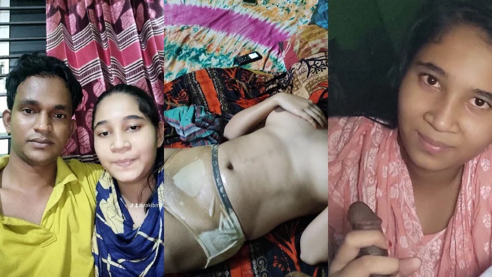 Bd Beautiful Shy Gf Sexy Figure Nude On Bed & Kissing With Boyfriend