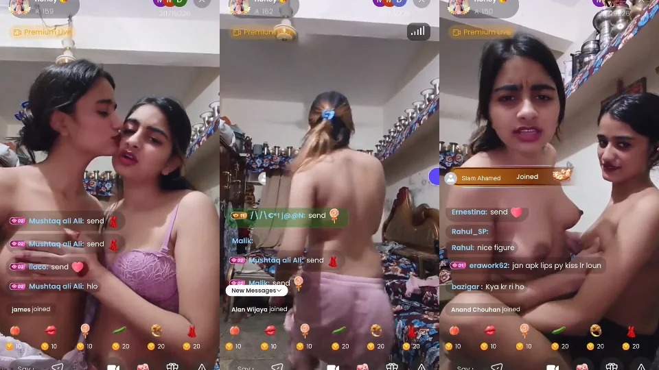 Paki Girl Honey Premium Live Show 2 Girls Showing And Lesbian Play
