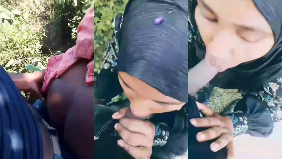 Bd Hijabi Gf Outdoor Blowjob & Sexy Ass Fucking