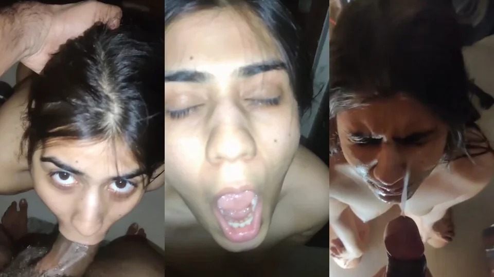 Submissive Sexy Indian Horny Gf Blowjob Faceslap Squirting Hard Doggy Fuck With Moaning & Facial Cum On Face