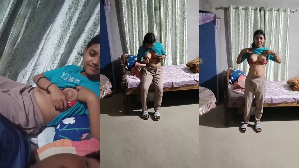 Bengali Real Young Cute Sister & Bro Fun Kissing, Showing Hot Boobies, Sexy Hairy Pussy & Ass Spread And Give Handjob At Home Part-3
