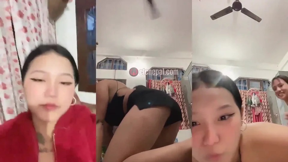 Siry Instagram Live Viral Kanda Nepali Northest Two Bestie Drunk Teasing Live And Boobs Pop Out