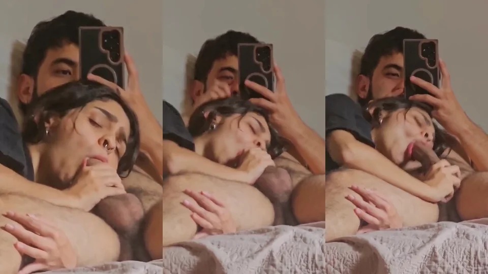 Horny Indian Gf Sucking Dick & Fingering Bf Ass