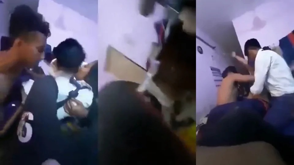 College Horny Girl Fucking With Her Boys Group Friends In Him Hostel