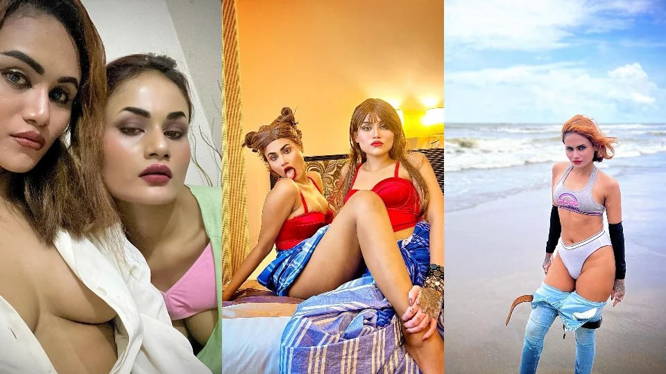 Bangladeshi Youtube Vloger & Content Creater Mohi Marufa Leasbian Kissing Teasing In Bra & Panty, Dancing Bangla Talk Part-2