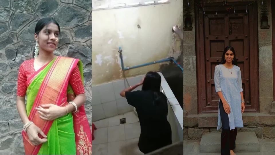 Marathi Cute Sister Bathing Full Nude Spying By Her Brother