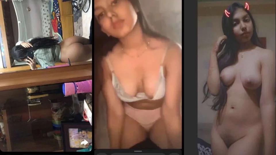 Bengali Beautiful Horny Snapchat Babe Showing Hot Boobs Pussy Fingering And Masturbation Using Perfum Bottle Many Clips