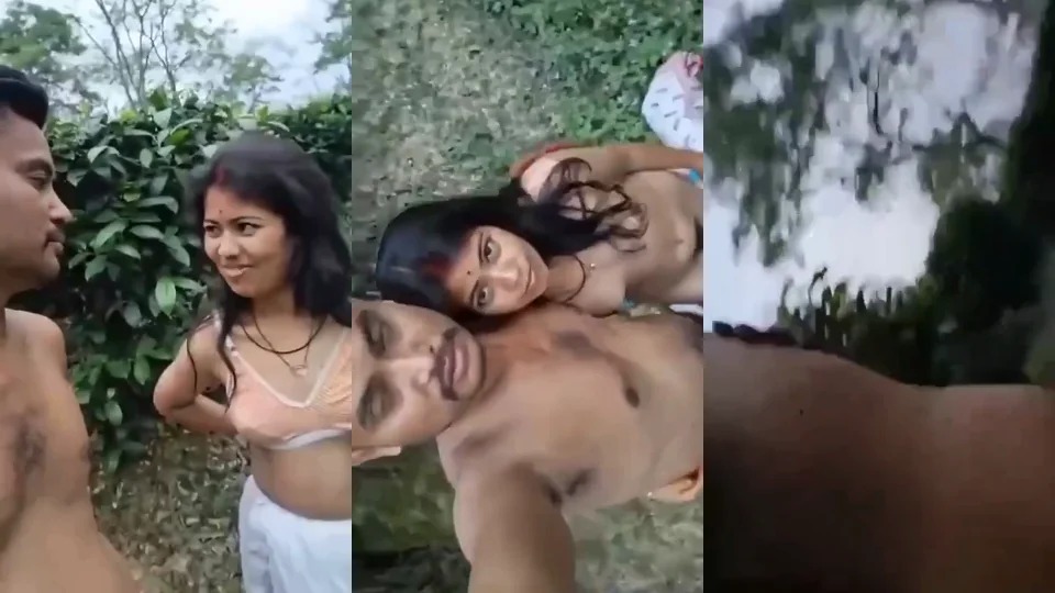 Assame Horny Wife Affair Outdoor Full Nude With Lover Boobs Sucking & Hairy Pussy Licking