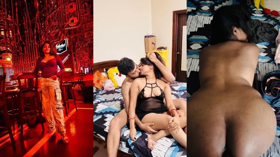 Sexy Indian Horny Wife Bigass Hard Doggy Fuck Moaning
